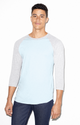 Light Blue / Heather Gray