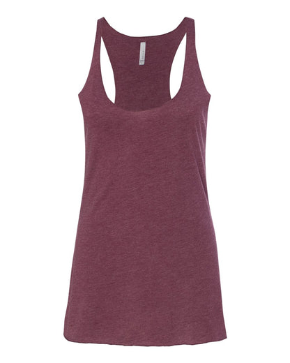 Women's Triblend Racerback Tank - Maroon Triblend
