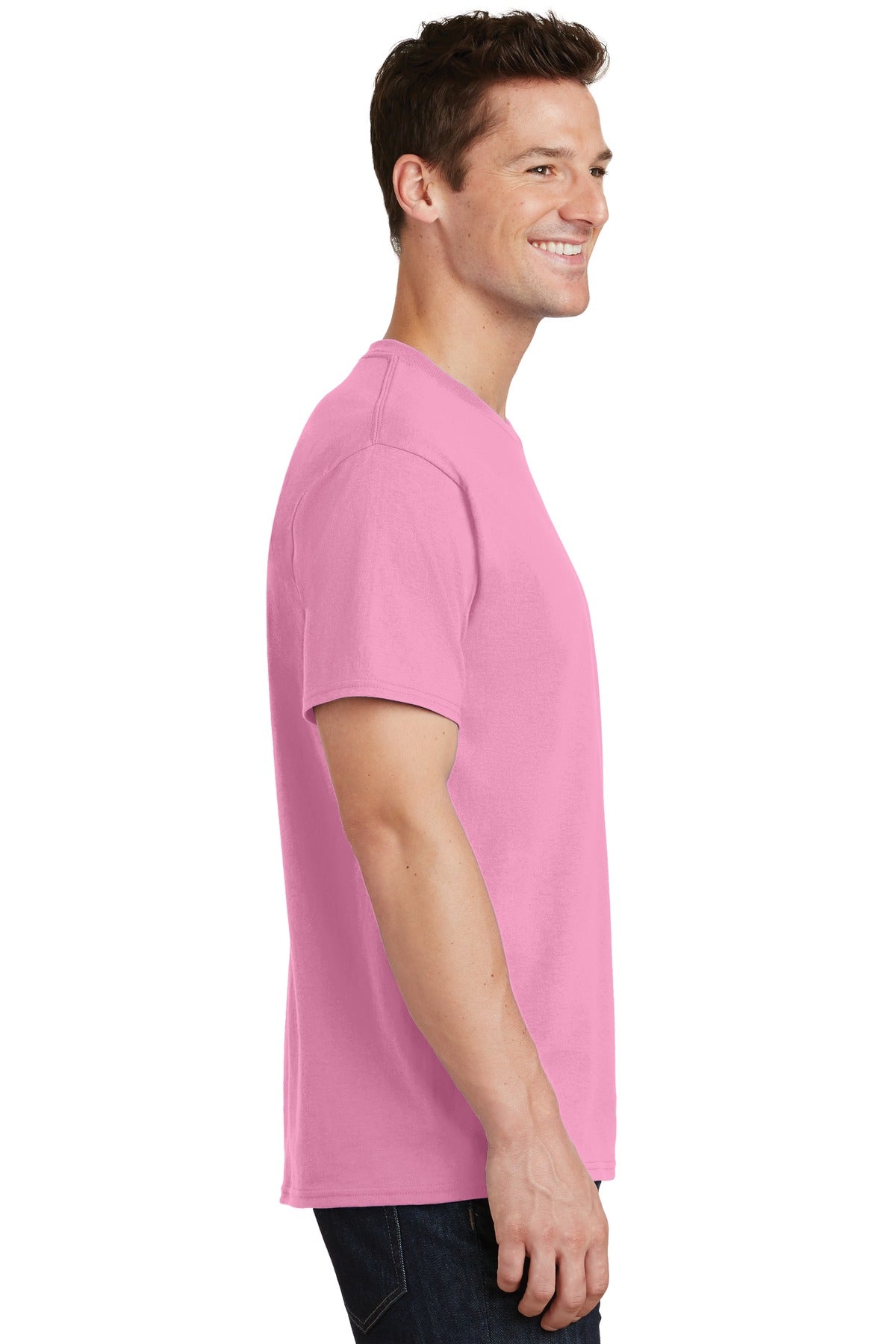 Unisex Core Cotton Tee - Candy Pink