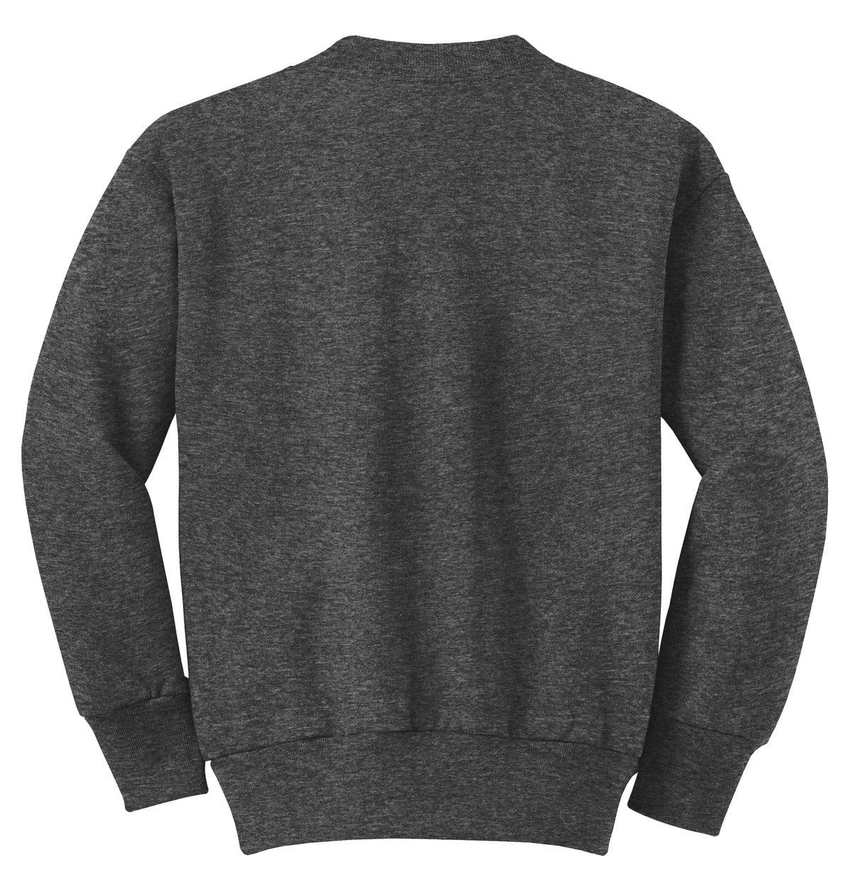 Youth Core Fleece Crewneck Sweatshirt - Dark Heather Gray