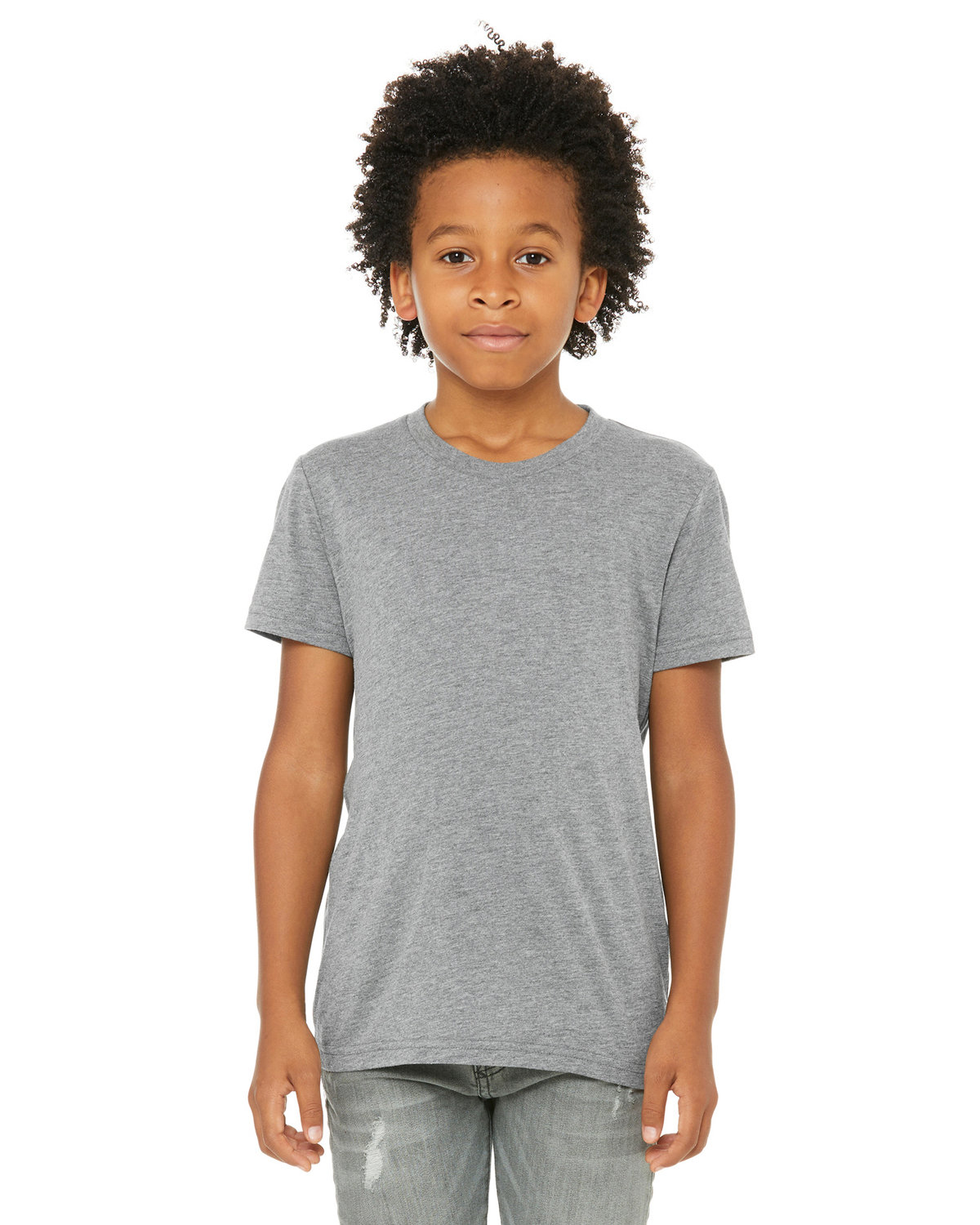 Youth Triblend Short-Sleeve T-Shirt - Gray Triblend