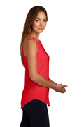 Women's Perfect Tri Rocker Tank - Red Frost