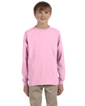 Youth Ultra Cotton® 6 oz. Long-Sleeve T-Shirt - Light Pink