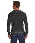 Men's Vintage Zen Thermal Long-Sleeve T-Shirt - Twisted Black