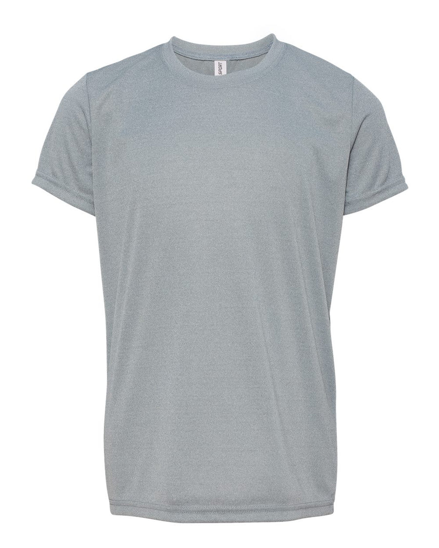 Youth Performance Short-Sleeve T-Shirt - Athletic Heather
