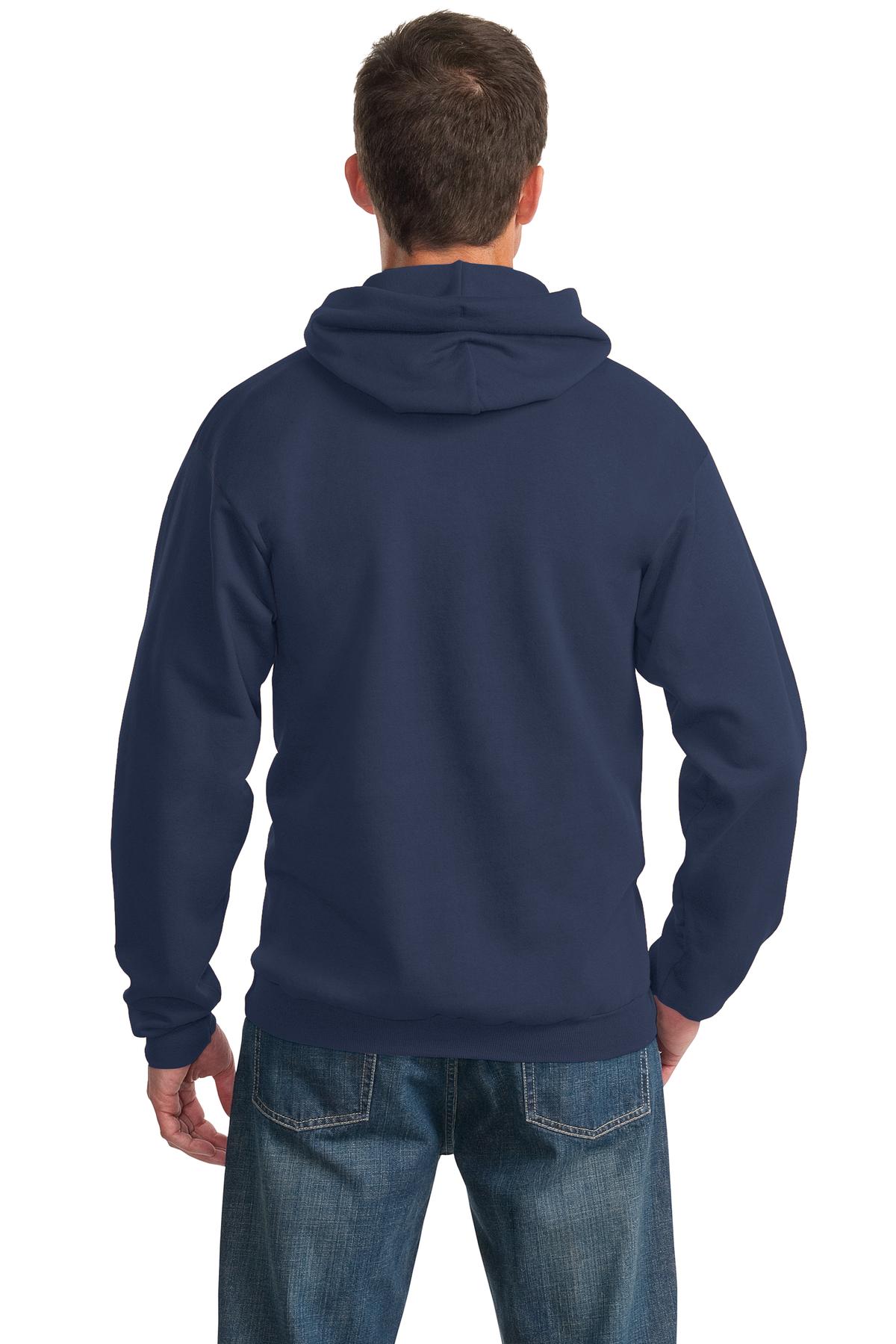 Unisex Essential Fleece Pullover Hoodie - Navy