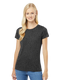 LAT 3516 - Women's Fine Jersey T-Shirt - Black Leopard