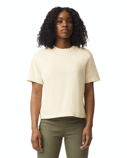Heavyweight Women's Boxy Tee - Ivory