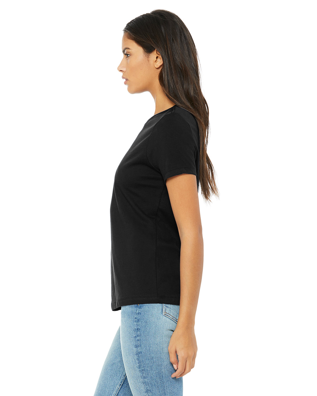 Women's Relaxed Jersey Short-Sleeve T-Shirt - Black