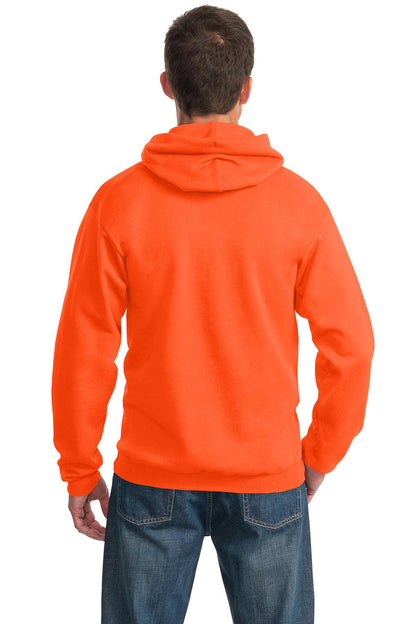 Unisex Essential Fleece Pullover Hoodie - Safety Orange