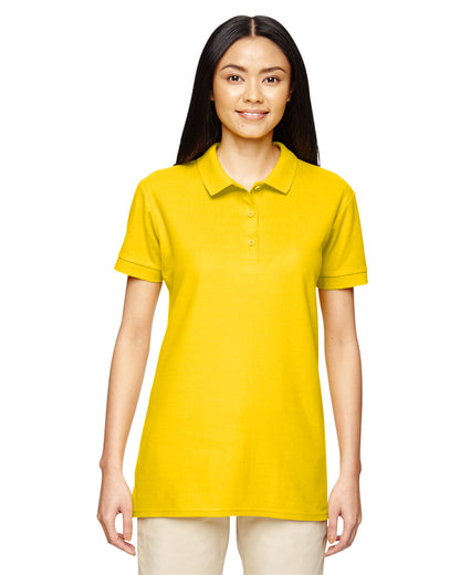 Women's Premium Cotton® Women's Double Piqué Polo - Daisy