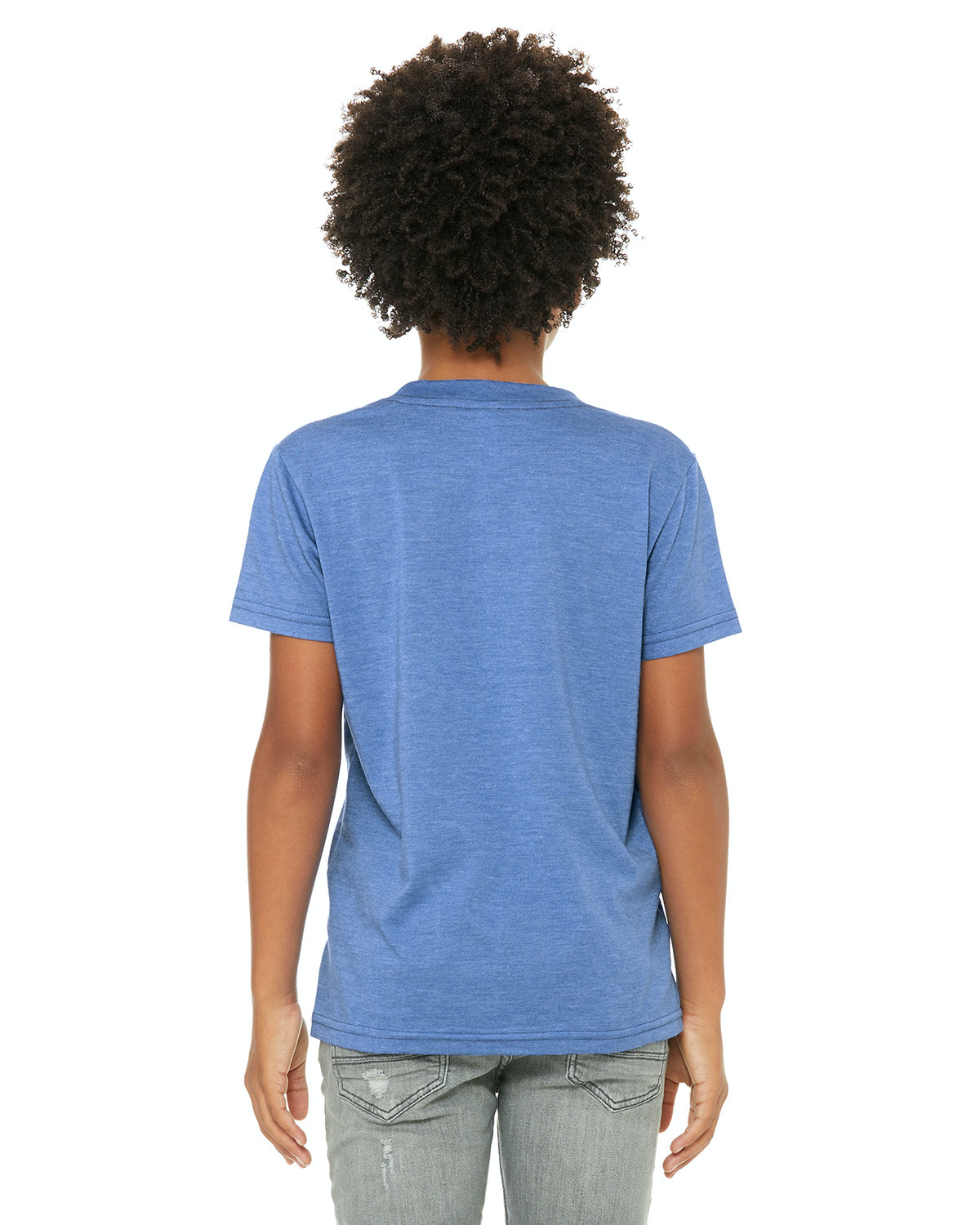 Youth Jersey T-Shirt - Heather Columbia Blue