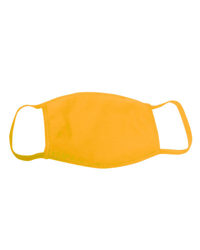 25 Pack - USA-Made 100% Cotton Face Cover - Gold