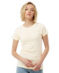 Women's Slim Fit Fine Jersey Tee - Natural