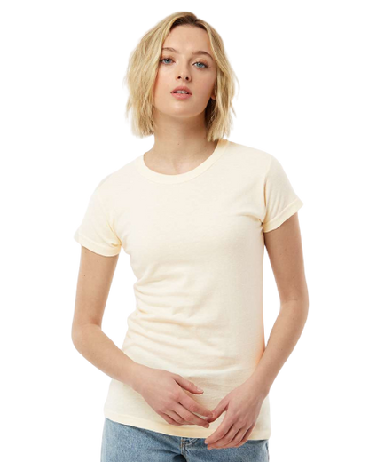 Women's Slim Fit Fine Jersey Tee - Natural