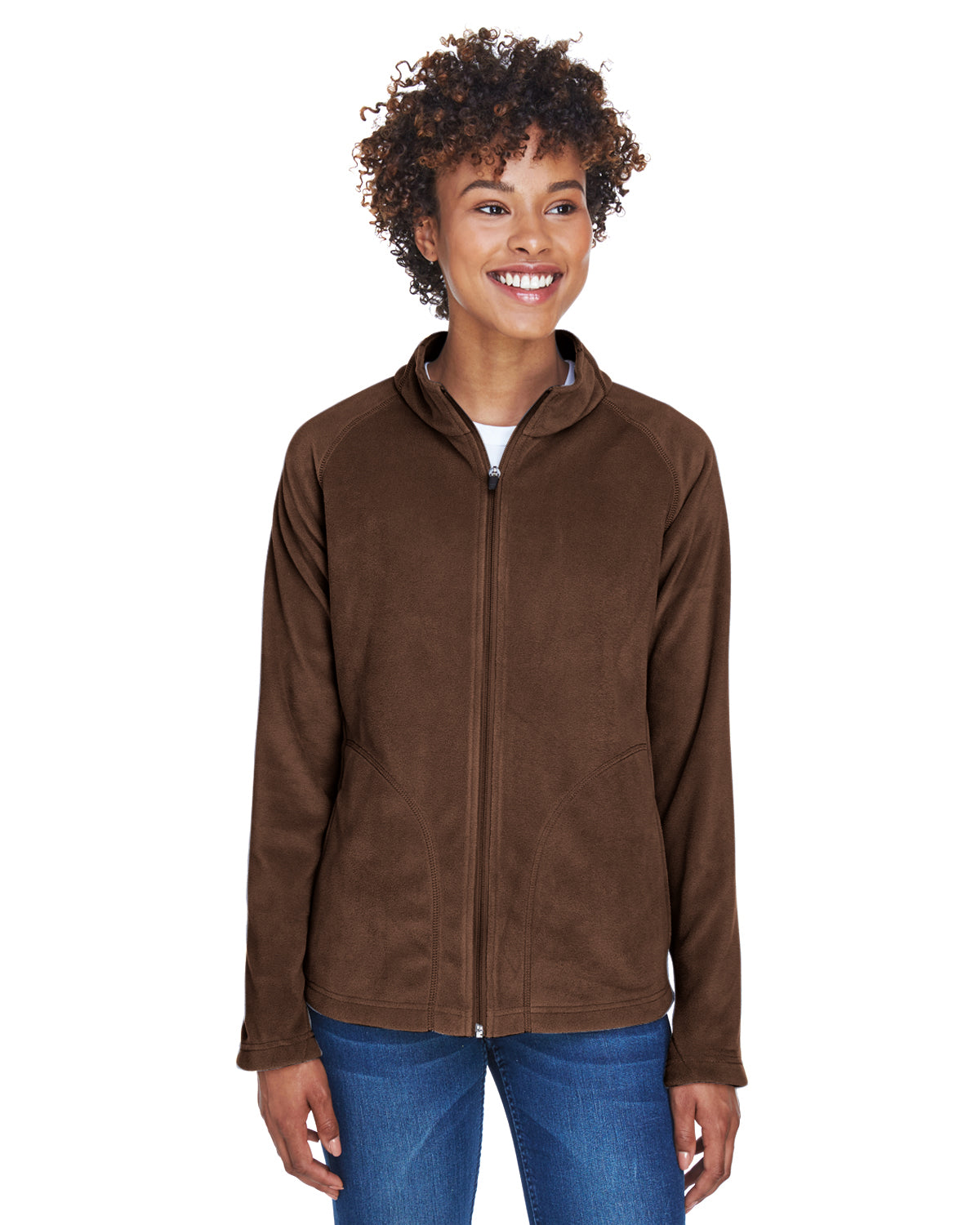 Women's Campus Microfleece Jacket - Sport Dark Brown