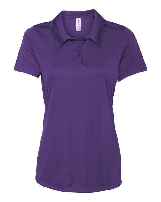 Women's Performance 3-Button Sport Shirt - Sport Purple