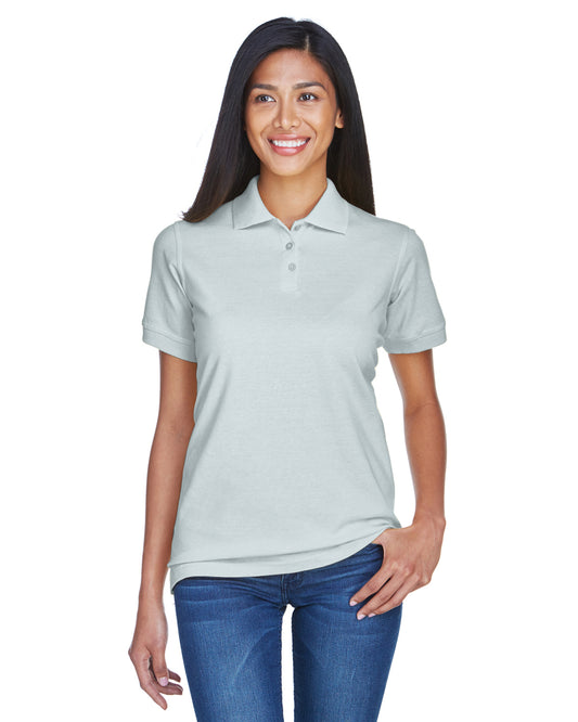 Women's Classic Piqué Polo - Silver