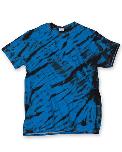Unisex Tiger Stripe T-Shirt - Black / Royal
