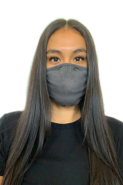 48 Pack - Next Level Unisex Eco Performance Face Cover - Dark Heather Gray