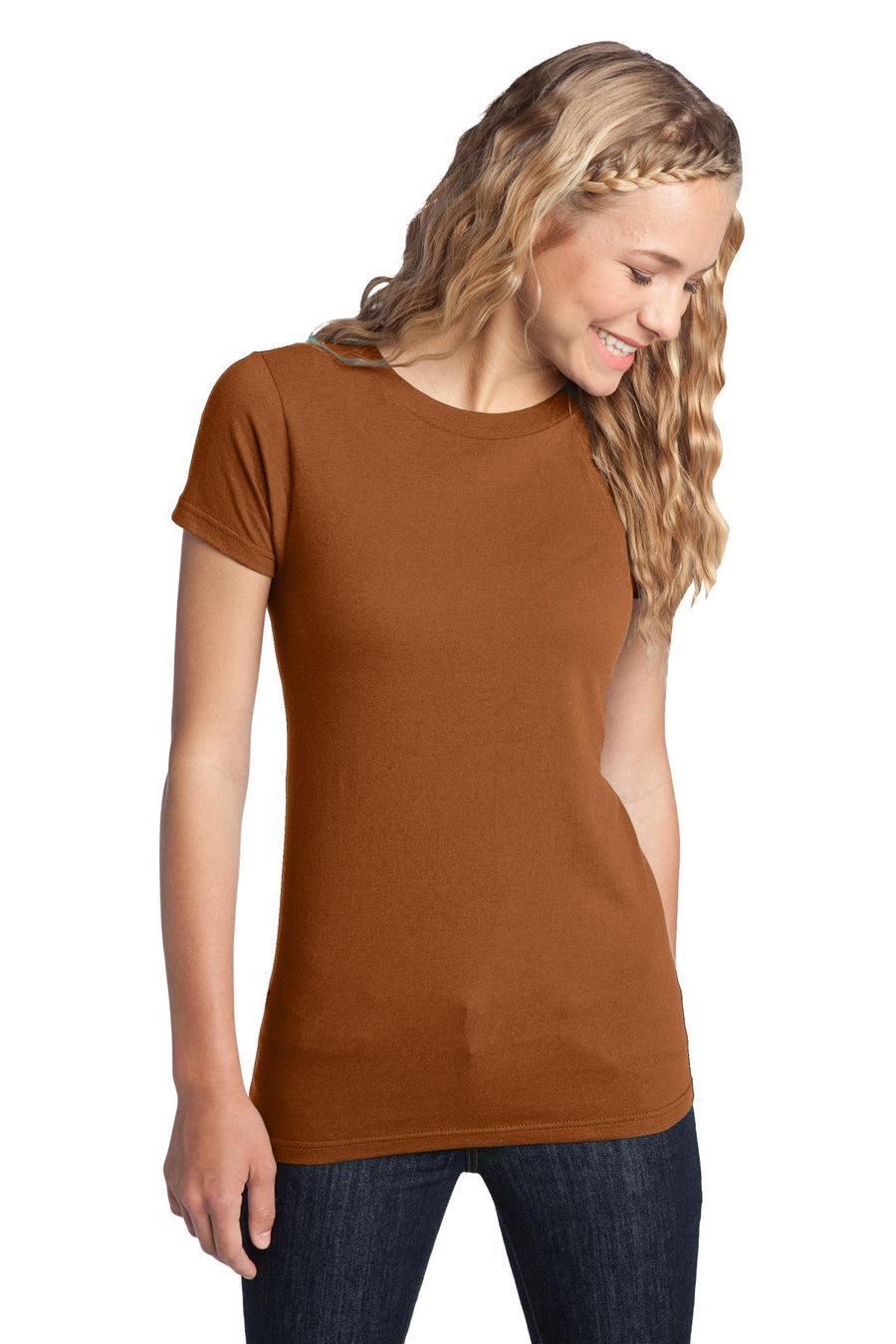 Women's Fitted The Concert Tee - Burnt Orange