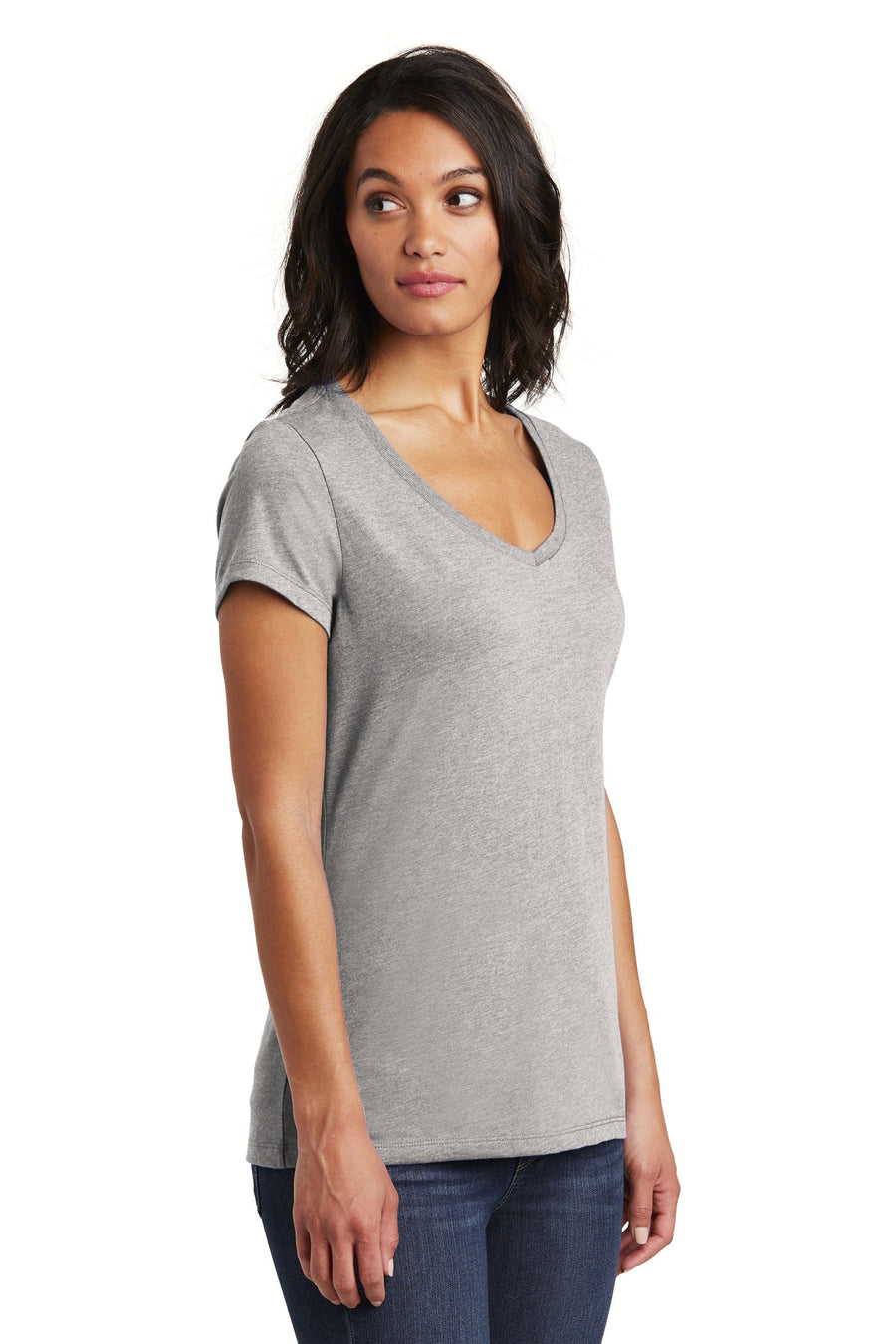 Women's Very Important Tee V-Neck - Light Heather Gray