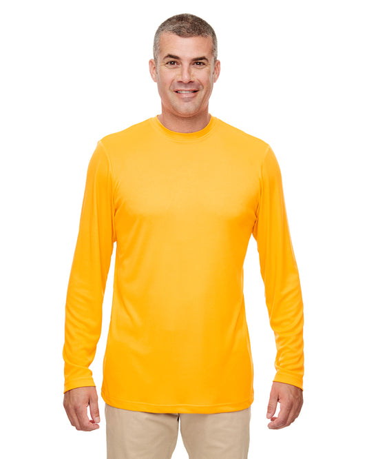 Men's Cool & Dry Performance Long-Sleeve Top - Gold