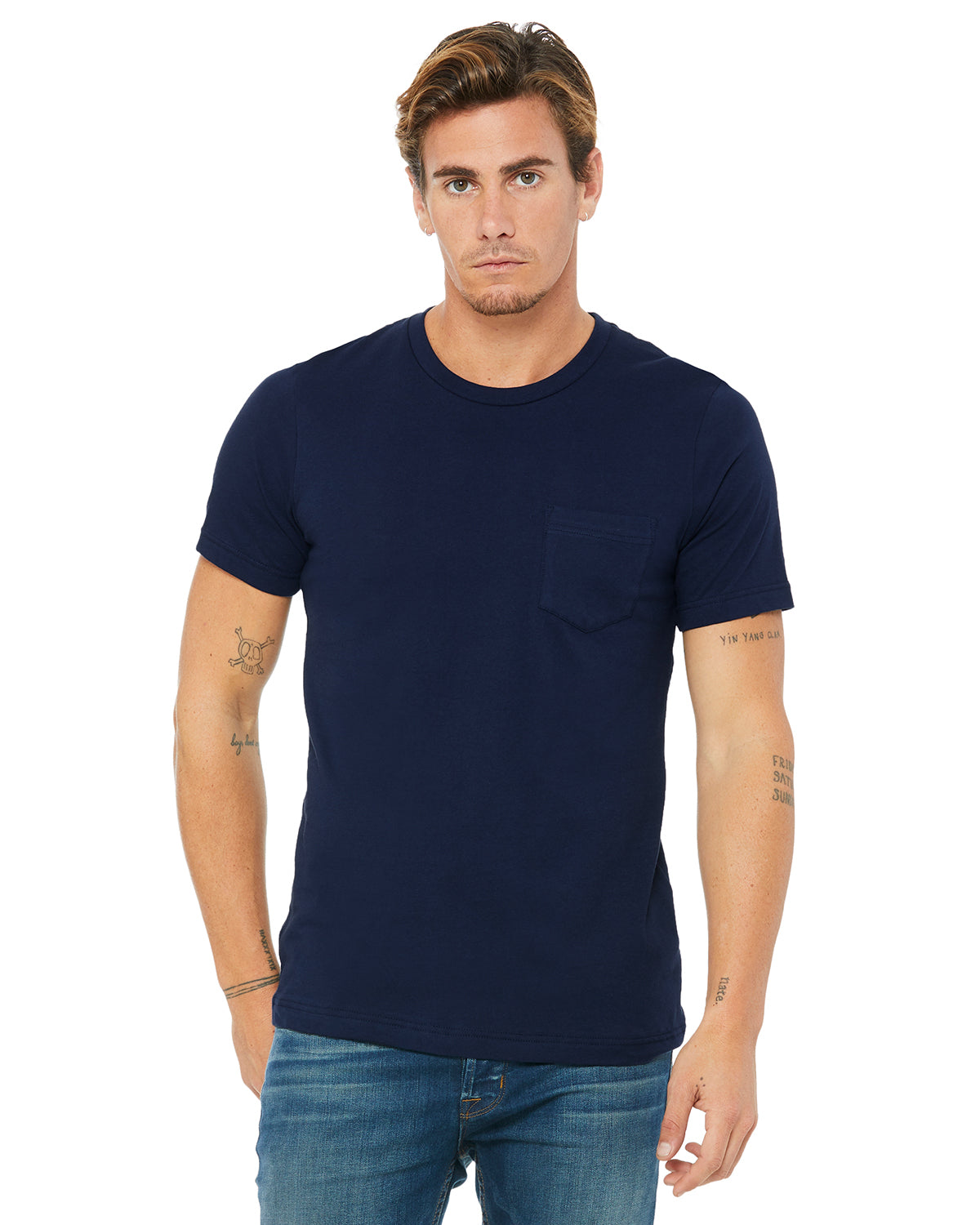 Men's Jersey Short-Sleeve Pocket T-Shirt - Navy