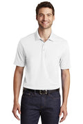 Unisex Dry Zone UV Micro-Mesh Polo - White