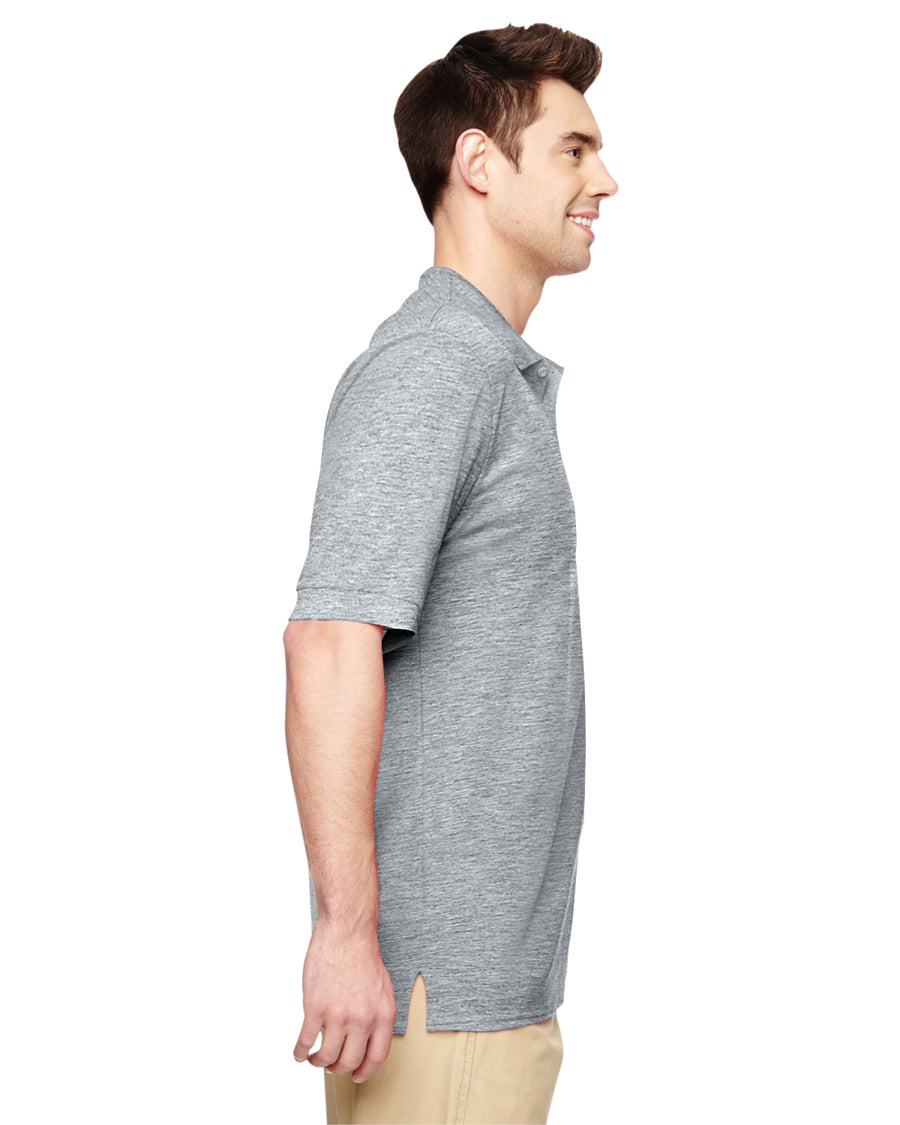 Unisex Double Piqué Polo - Sport Gray