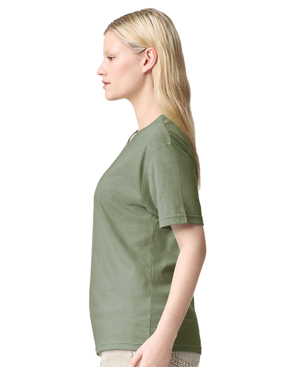 Unisex CVC T-Shirt - Heather Sage