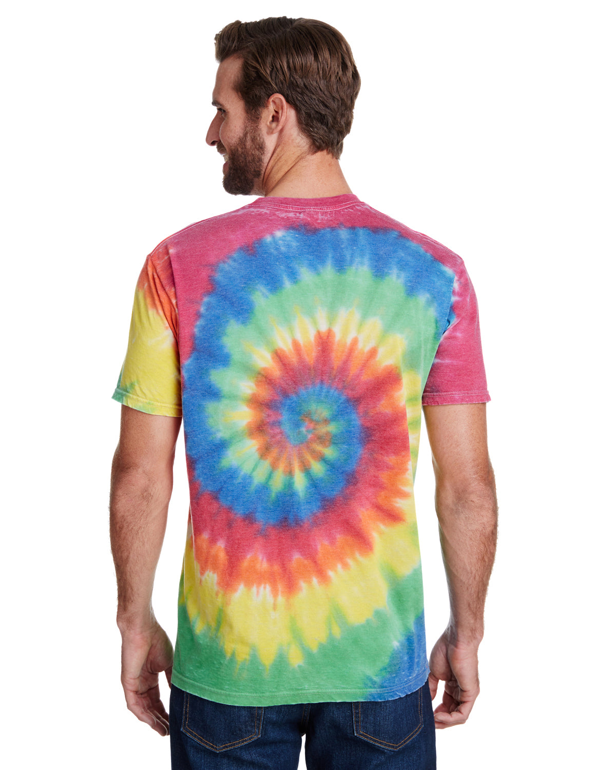 Unisex Burnout Festival T-Shirt - Rainbow