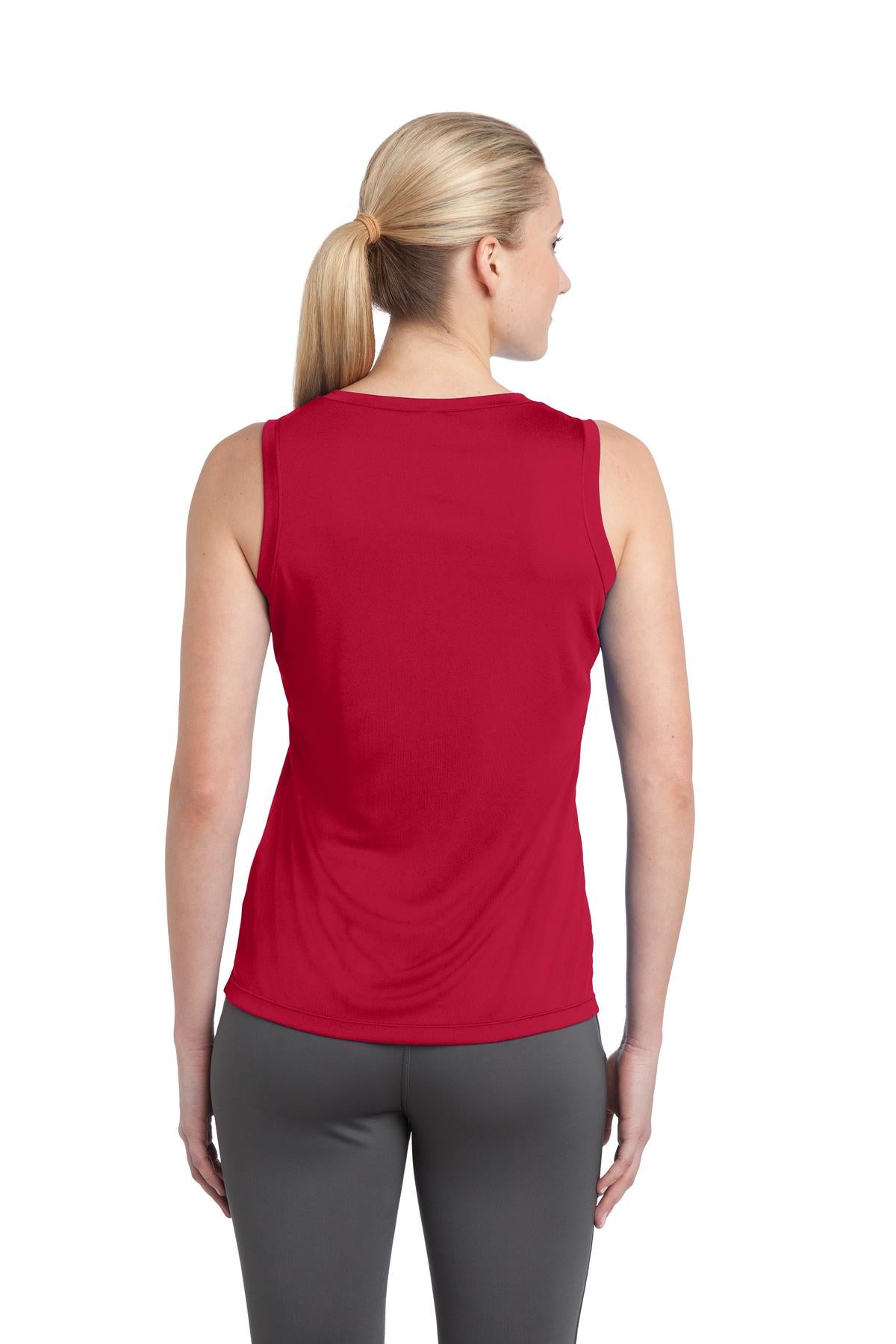 Women's Sleeveless PosiCharge Competitor V-Neck Tee - True Red
