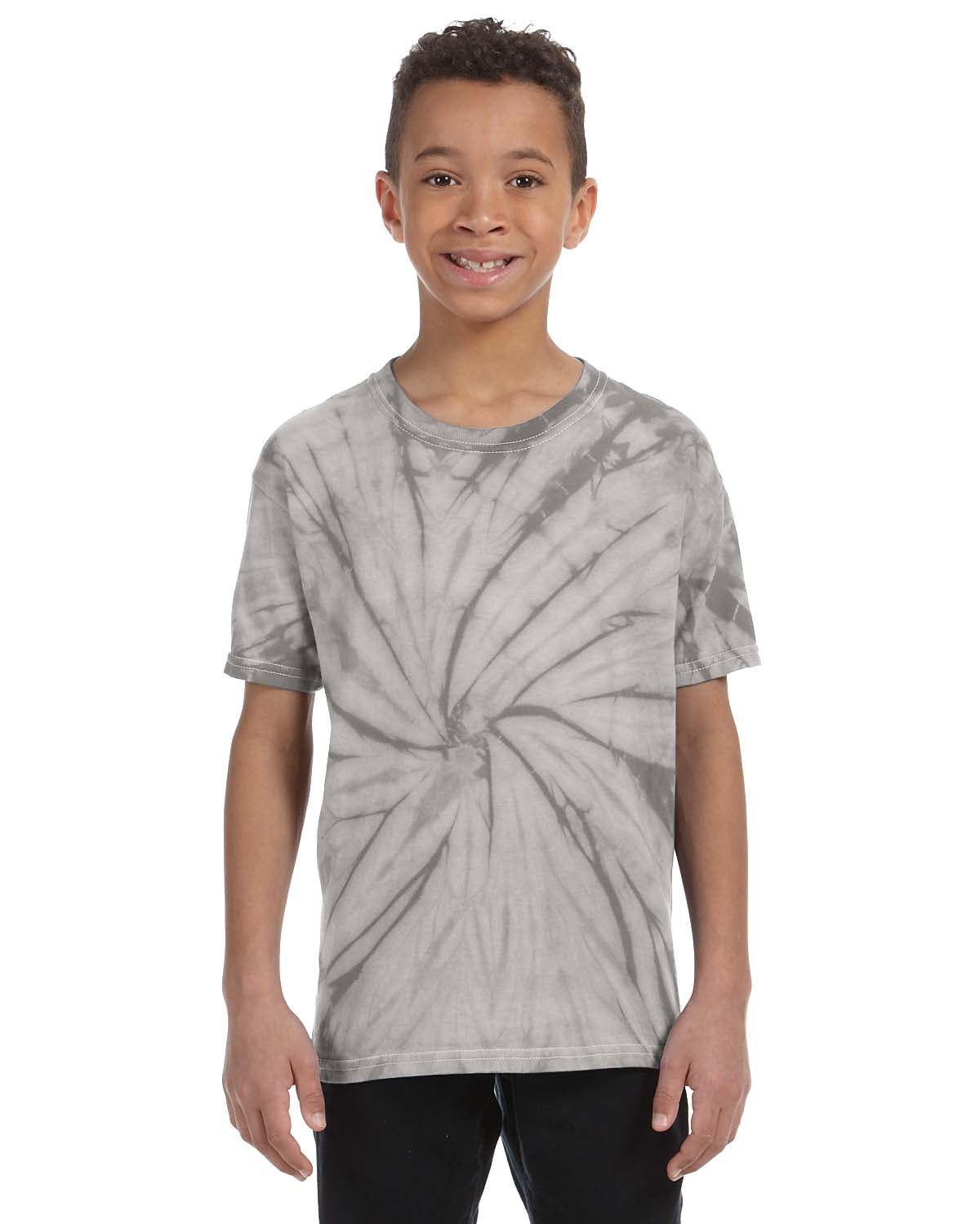 Youth 100% Cotton Spider T-Shirt - Spider Silver