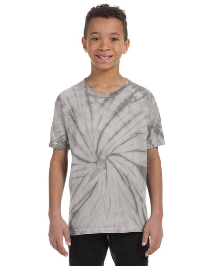 Youth 100% Cotton Spider T-Shirt - Spider Silver