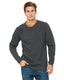 Bella + Canvas 3901 - Unisex Sponge Fleece Raglan Sweatshirt - Heather Dark Gray