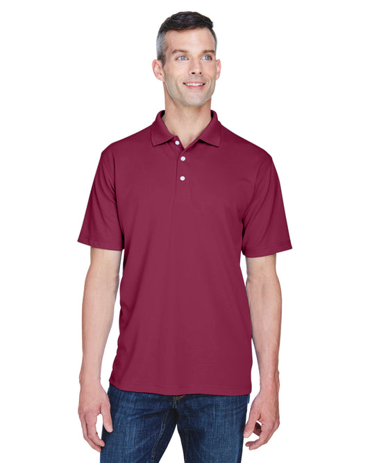 Men's Cool & Dry Stain-Release Performance Polo - Maroon