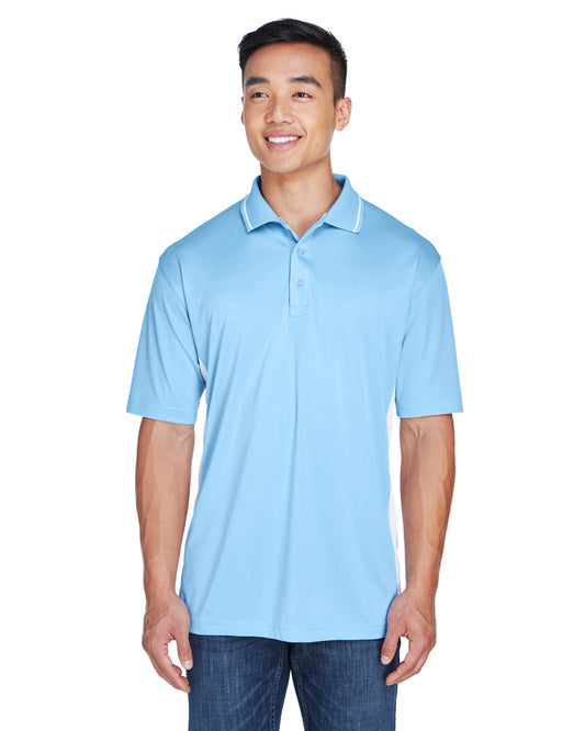Men's Cool & Dry Sport Two-Tone Polo - Columbia Blue / White