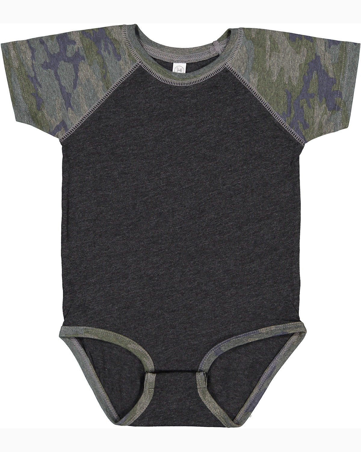 Infant Baseball Bodysuit - Vintage Smke / Vintage Camo