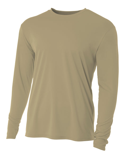 Men's Cooling Performance Long Sleeve T-Shirt - Sand