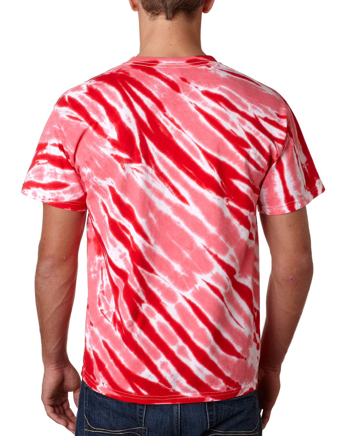 Unisex Tiger Stripe T-Shirt - Red