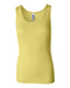Bella + Canvas 4000 - Women's 2x1 Rib Tank - Yellow