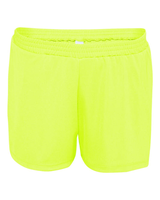 Women's Race Shorts - Sport Safety Yellow