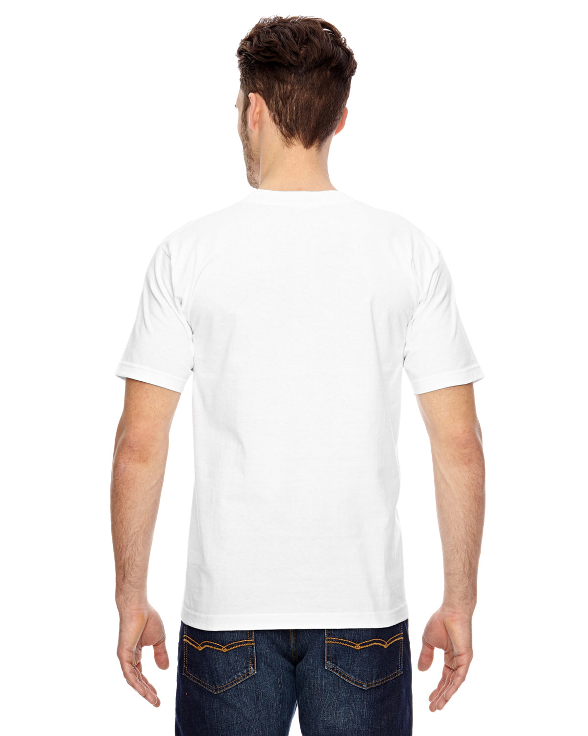 Unisex 100% Cotton Pocket T-Shirt - White