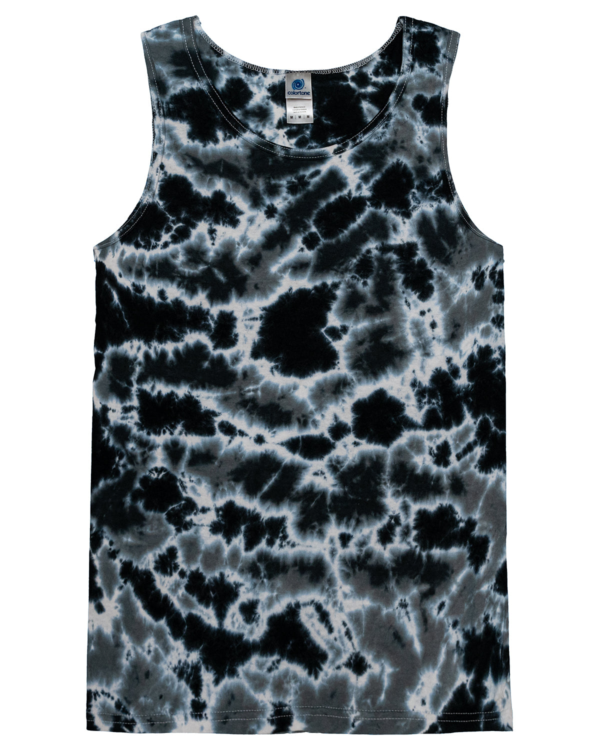 Unisex 100% Cotton Tank Top - MULTI BLACK