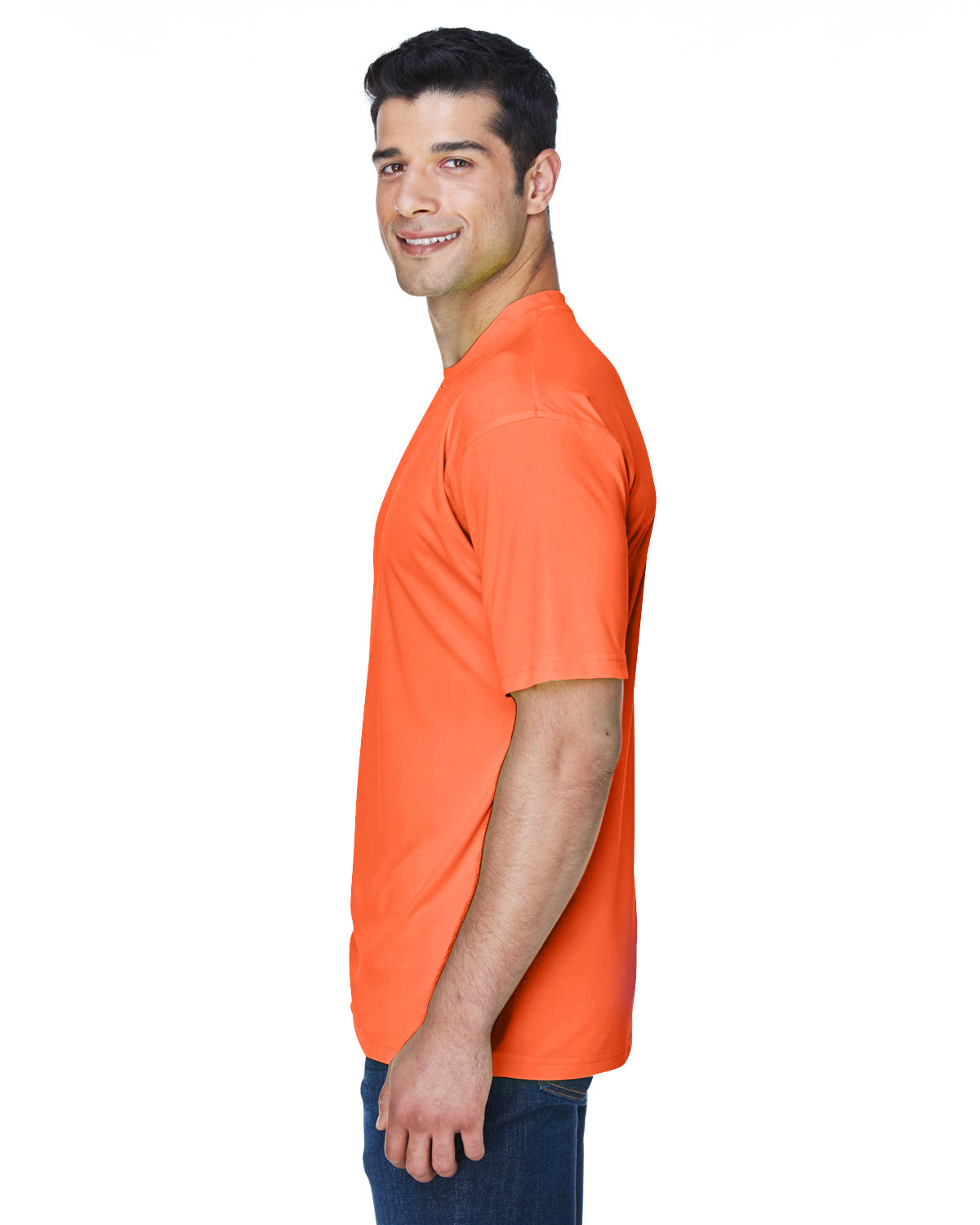 Men's Cool & Dry Sport Performance Interlock T-Shirt - Bright Orange
