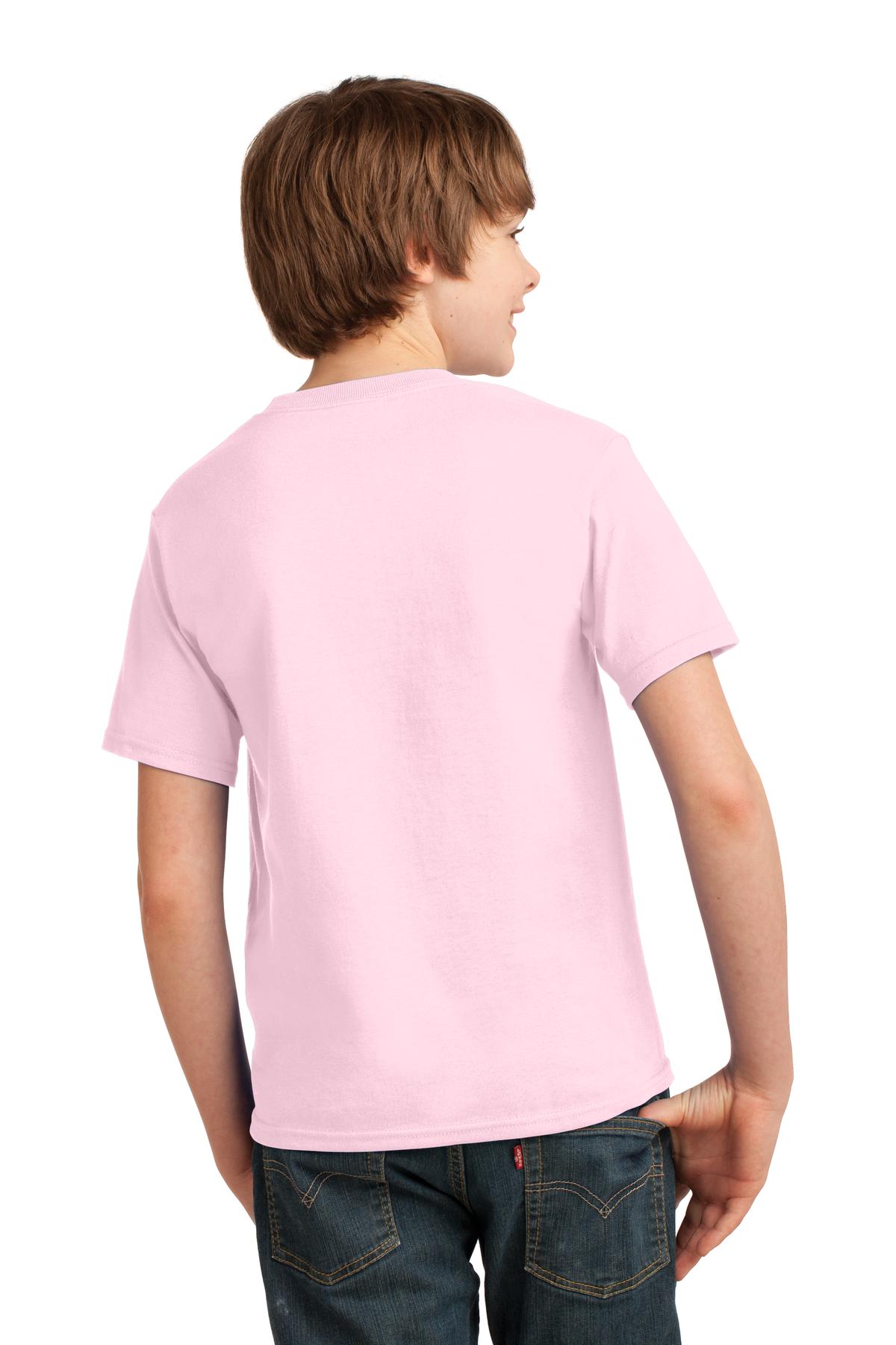 Youth Essential Tee - Pale Pink