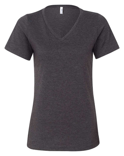 Women's Relaxed Jersey V-Neck T-Shirt - Heather Dark Gray