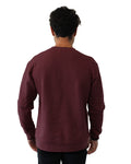 Unisex PCH Basic Pullover Crew - Heather Maroon