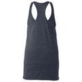 Women's Slim Fit Poly-Rich Racerback Tank - Heather Navy